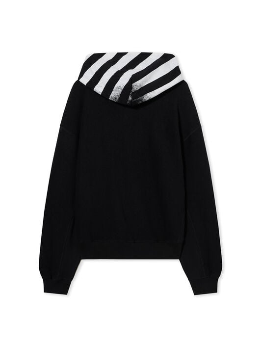 L/AB Reverse Fleece Hoodie LAB L/AB Reverse Fleece Hoodie BLACK 44LABF26K073