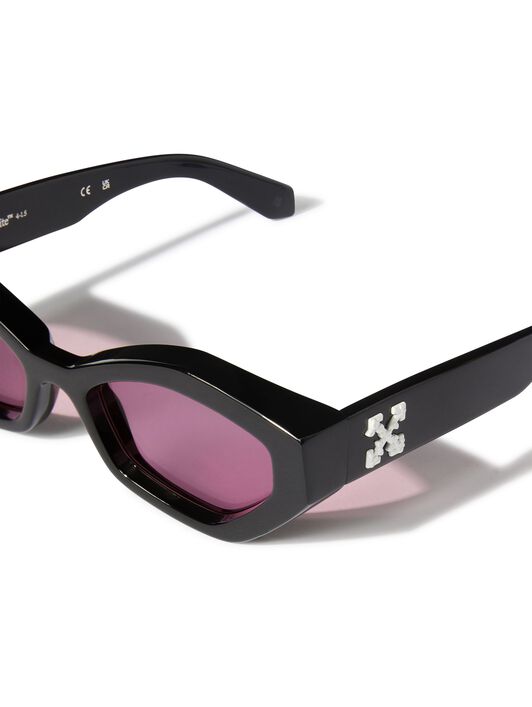 OFF WHITE Hilo Sunglasses BLACK OERI144S25PLA001