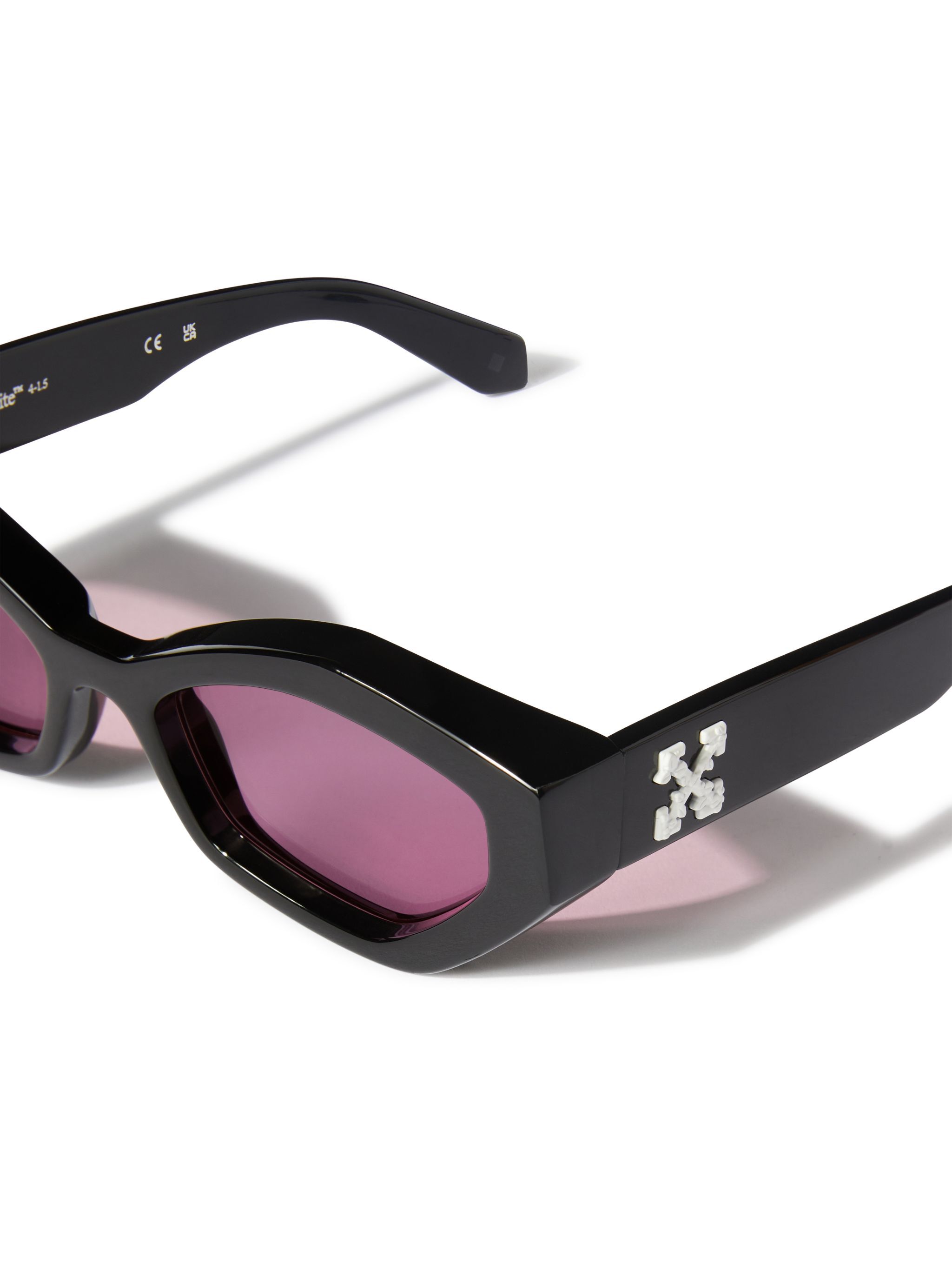 OFF WHITE Hilo Sunglasses BLACK OERI144S25PLA001