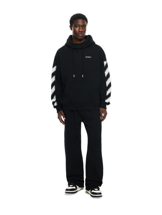 OFF WHITE OW Sweatpant BLACK-WHITE 44MCH054G5F00C