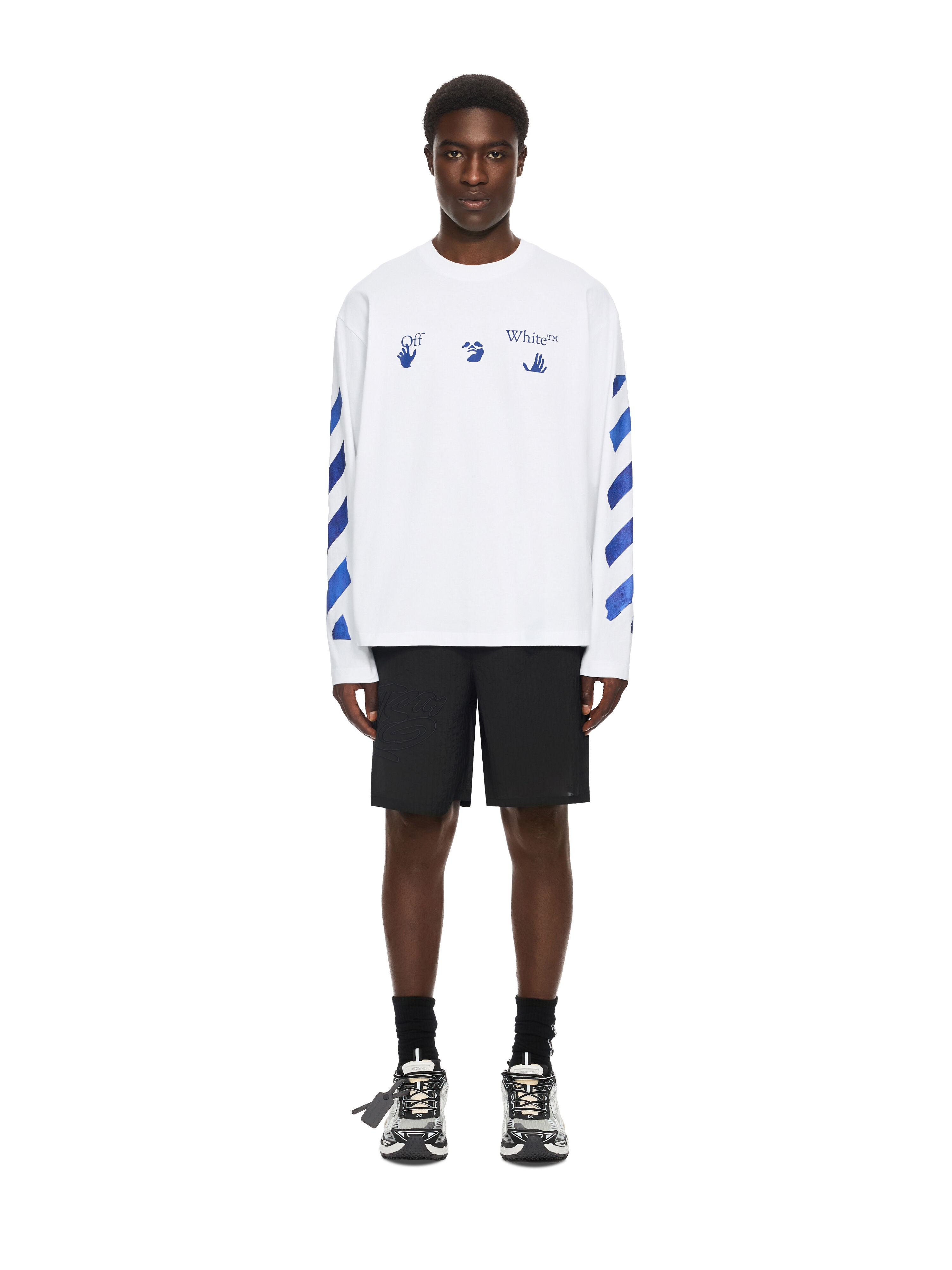 Bacco Arrow Skate Long Sleeve T-Shirt OFF WHITE Bacco Arrow Skate Long Sleeve T-Shirt WHITE 44MAB09CF26J007