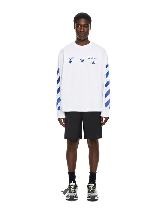 Bacco Arrow Skate Long Sleeve T-Shirt OFF WHITE Bacco Arrow Skate Long Sleeve T-Shirt WHITE 44MAB09CF26J007