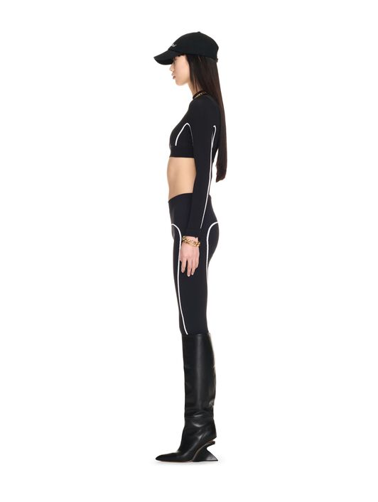 OFF WHITE Zweifarbige Halskette Mit Pfeil-Anhänger SCHWARZ OWVB046C99KNI002