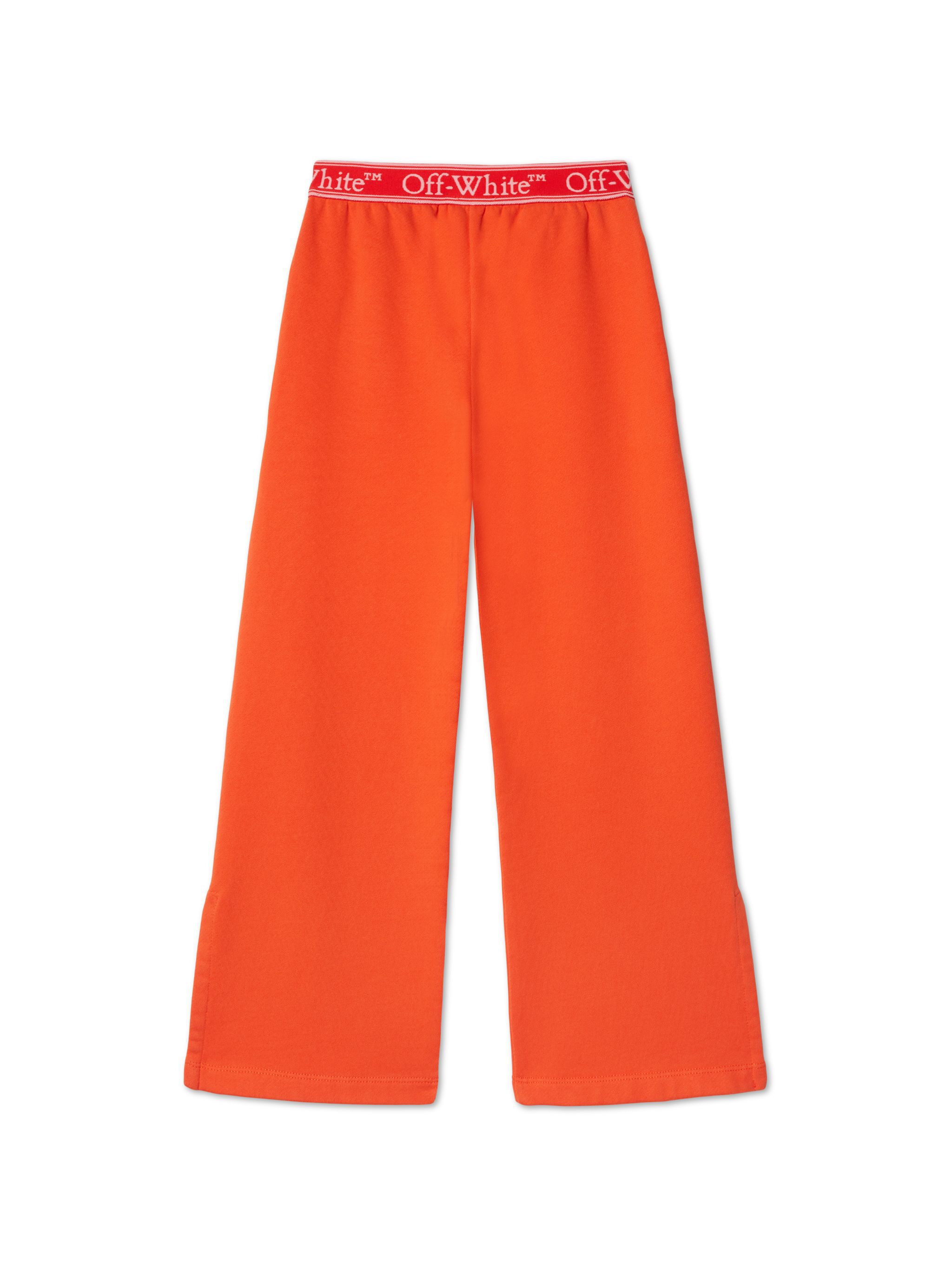 OFF WHITE Joggers Bookish Con Banda Logata ARANCIONE OGCH009S25FLE001