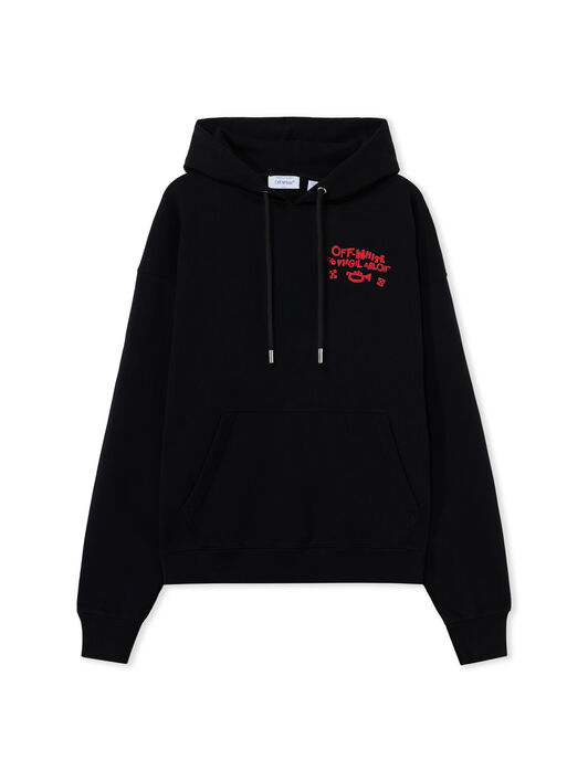 Miles Davis Arrow Trumpet Skate Hoodie OFF WHITE Miles Davis Arrow Trumpet Skate Hoodie BLACK 44MBB085W26F002