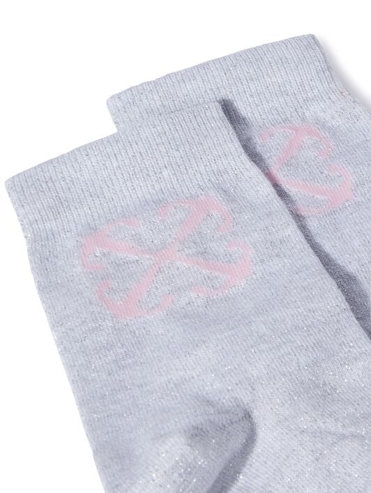 Arrow Mid High Socks OFF WHITE Arrow Mid High Socks GREY OGRA004F24KNI002