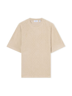 OFF WHITE Off Arrow Terry Skate T-Shirt SILVER LINING 44OWOS26T081