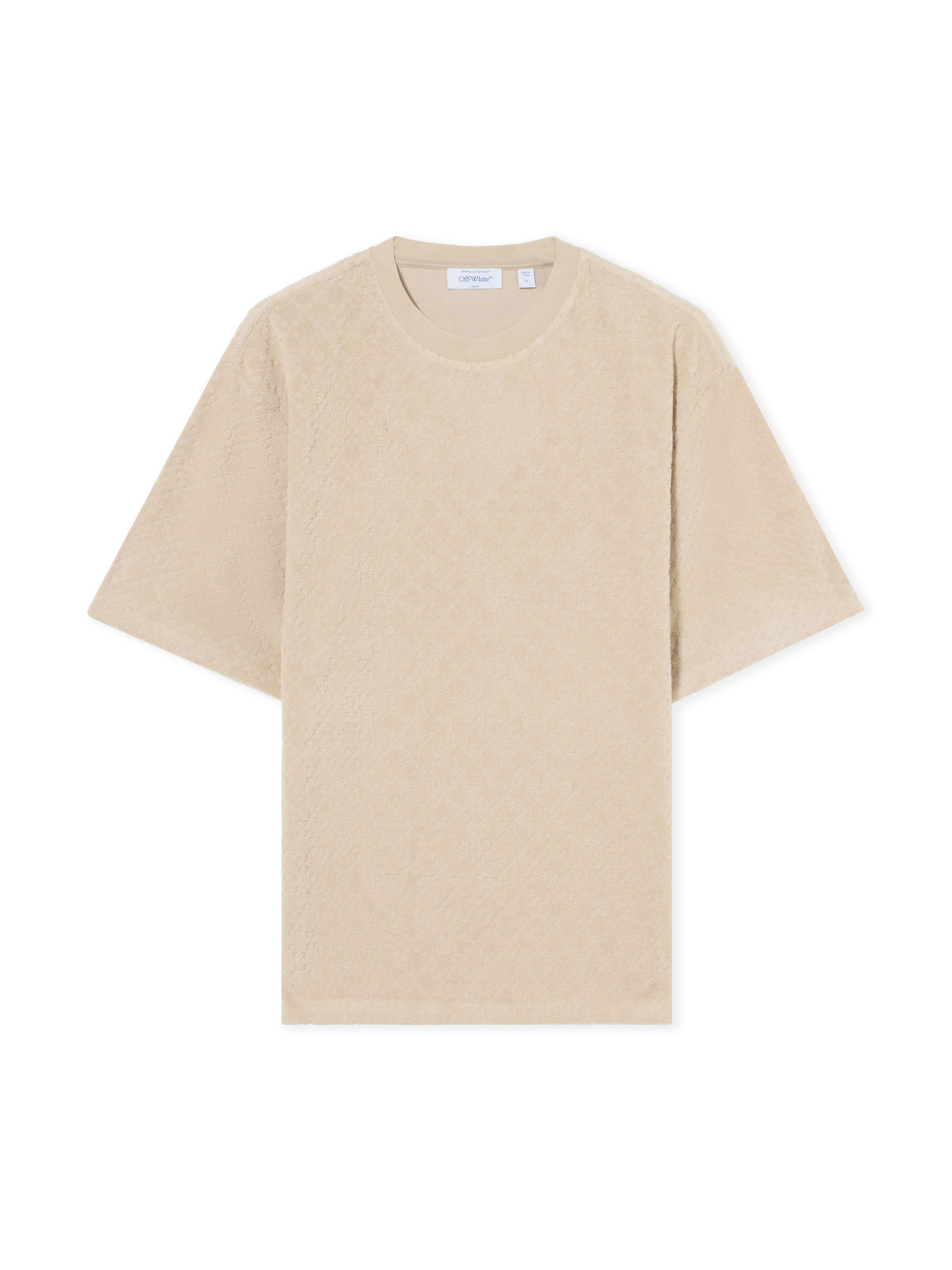 Off Arrow Terry Skate T-Shirt OFF WHITE Off Arrow Terry Skate T-Shirt SILVER LINING 44OWOS26T081