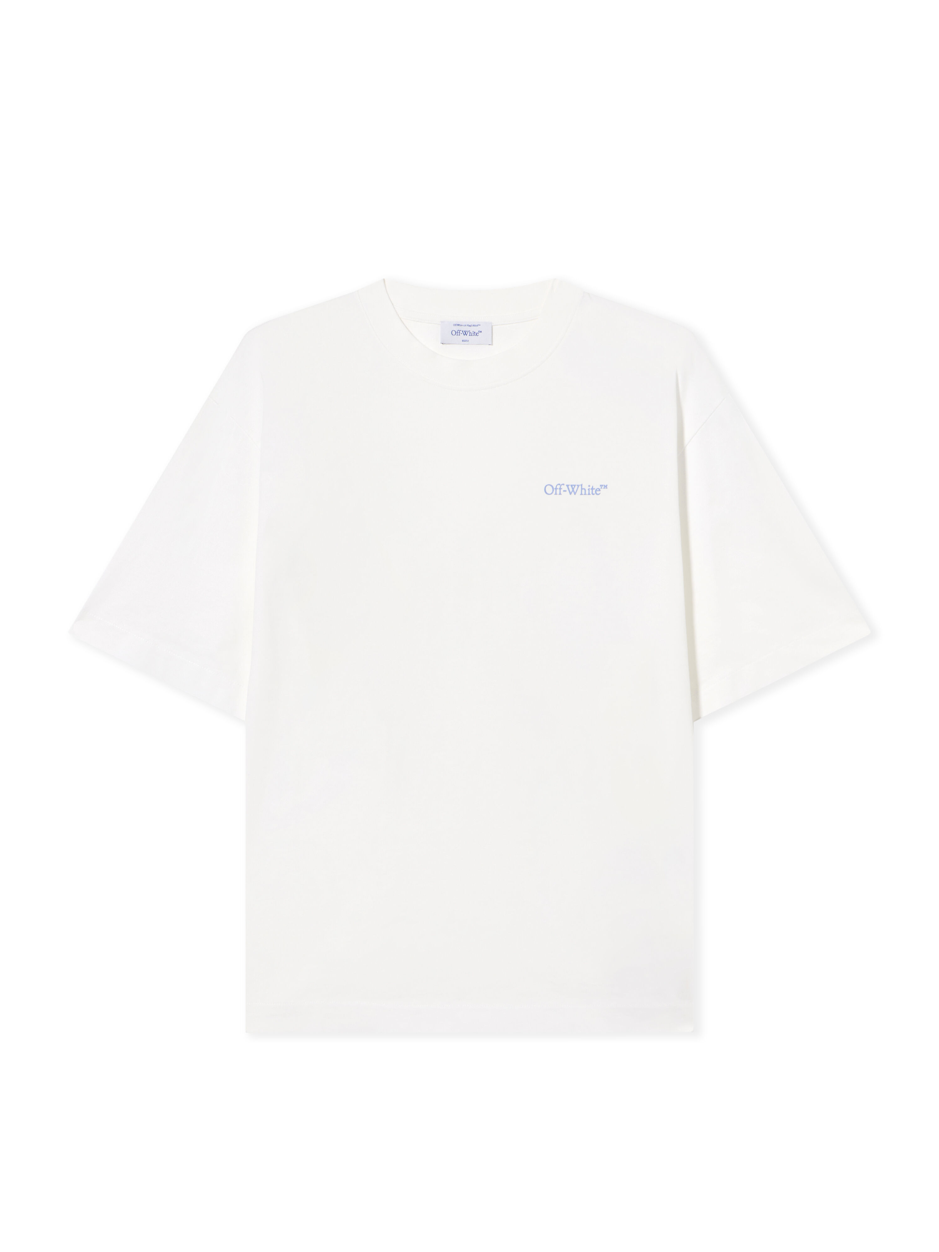 OFF WHITE Barber Arrow Skate  T-Shirt WHITE - SERENITY OMAA120S25JER00G