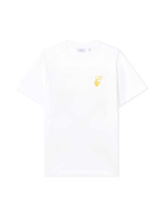 OFF WHITE Slim Fit Graphic S/S T-Shirt WHITE 44OWOS26T061