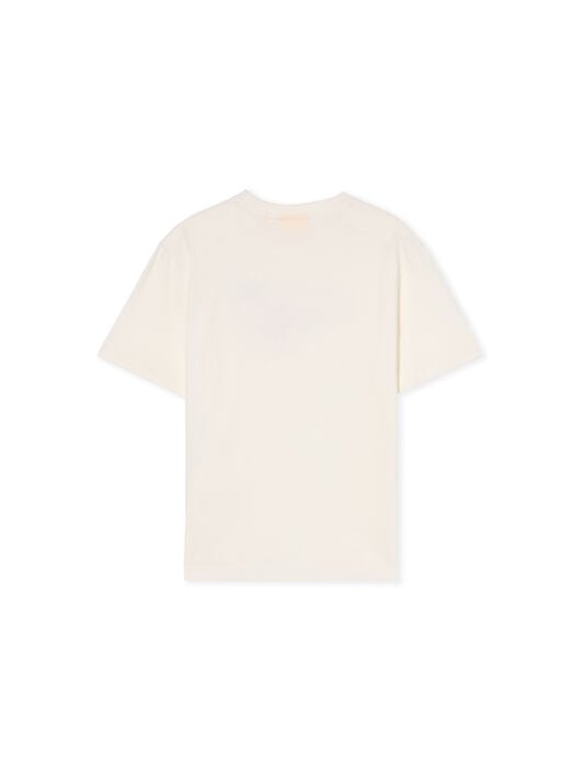 Pop Heart Logo T-Shirt OFF WHITE Pop Heart Logo T-Shirt WHITE - FUCHSIA OGAA001F25JER007
