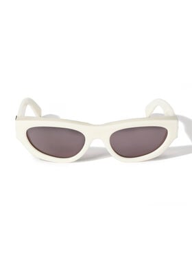 OFF WHITE Honolulu Dark Grey Lens Sunglasses SHINY WHITE OW1050010754