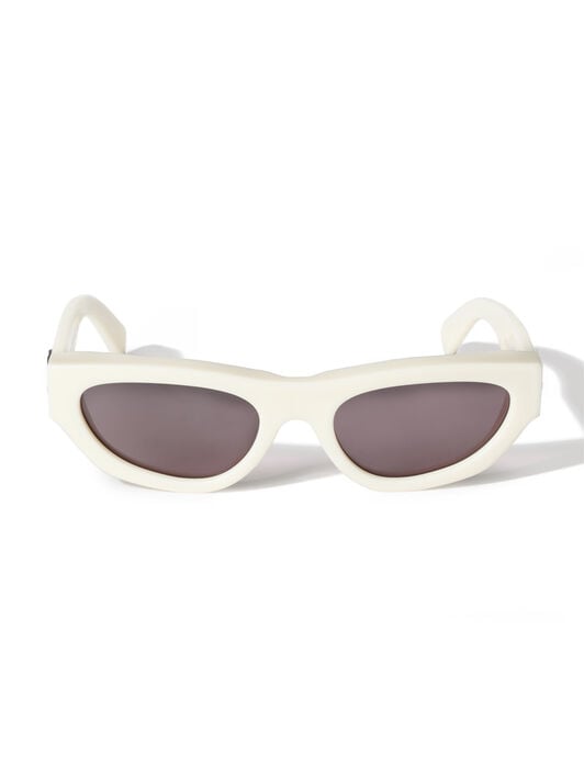 OFF WHITE Honolulu Dark Grey Lens Sunglasses SHINY WHITE OW1050010754