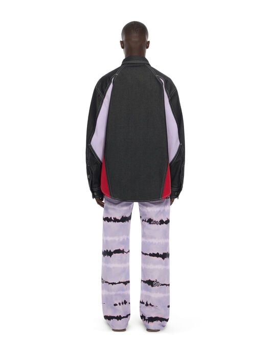OFF WHITE Color Block Military Overshirt BLACK 44MES01DZ26F001