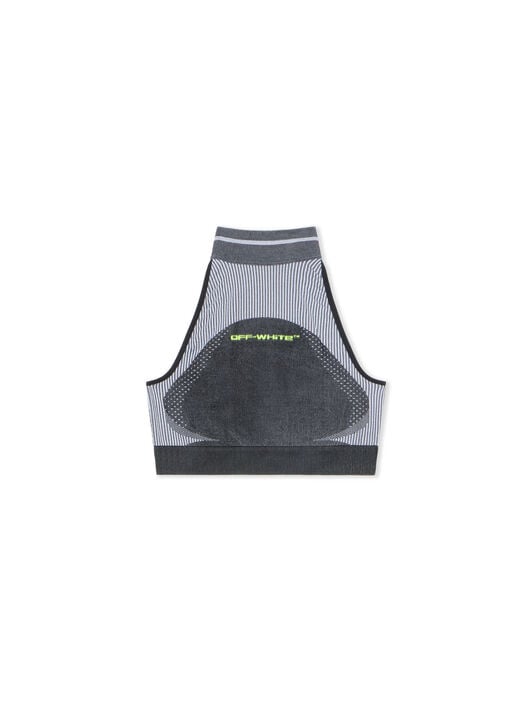 Race Logo Arrow Seamless Top OFF WHITE Race Logo Arrow Seamless Top BLACK - LIME OWVO05HF25KNI001
