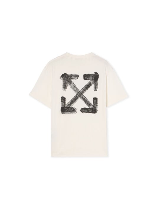 Arrow Sponge T-Shirt OFF WHITE Arrow Sponge T-Shirt WHITE - BLACK OBAA002F25JER003