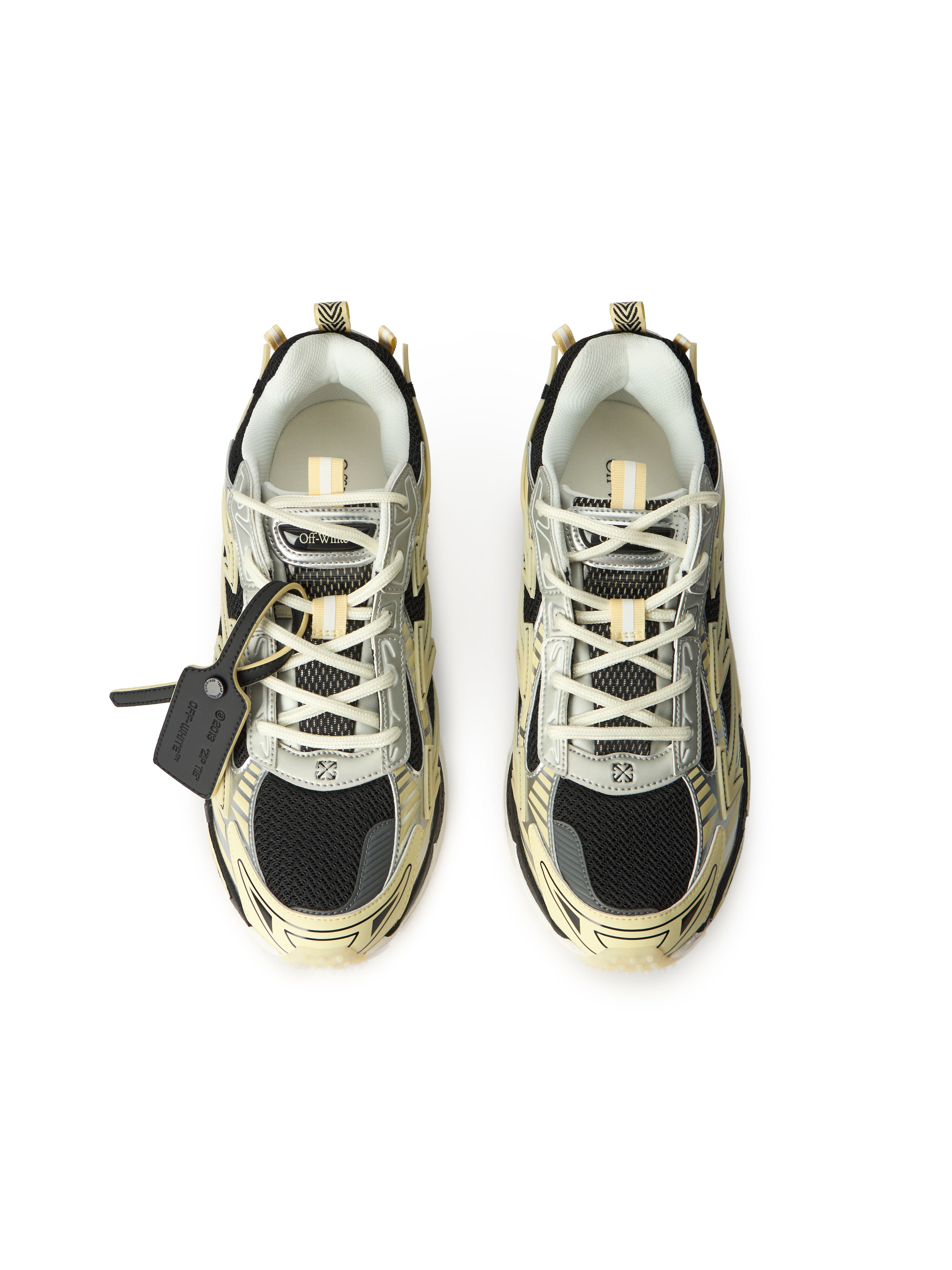 OFF WHITE Be Right Back Glow-In-The-Dark Sneakers BLACK - GLOW IN THE DARK OMIA295S26FAB003