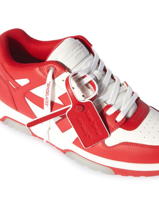 OUT OF OFFICE SNEAKER AUS KALBSLEDER OFF WHITE OUT OF OFFICE SNEAKER AUS KALBSLEDER ROT OMIA189F24LEA003