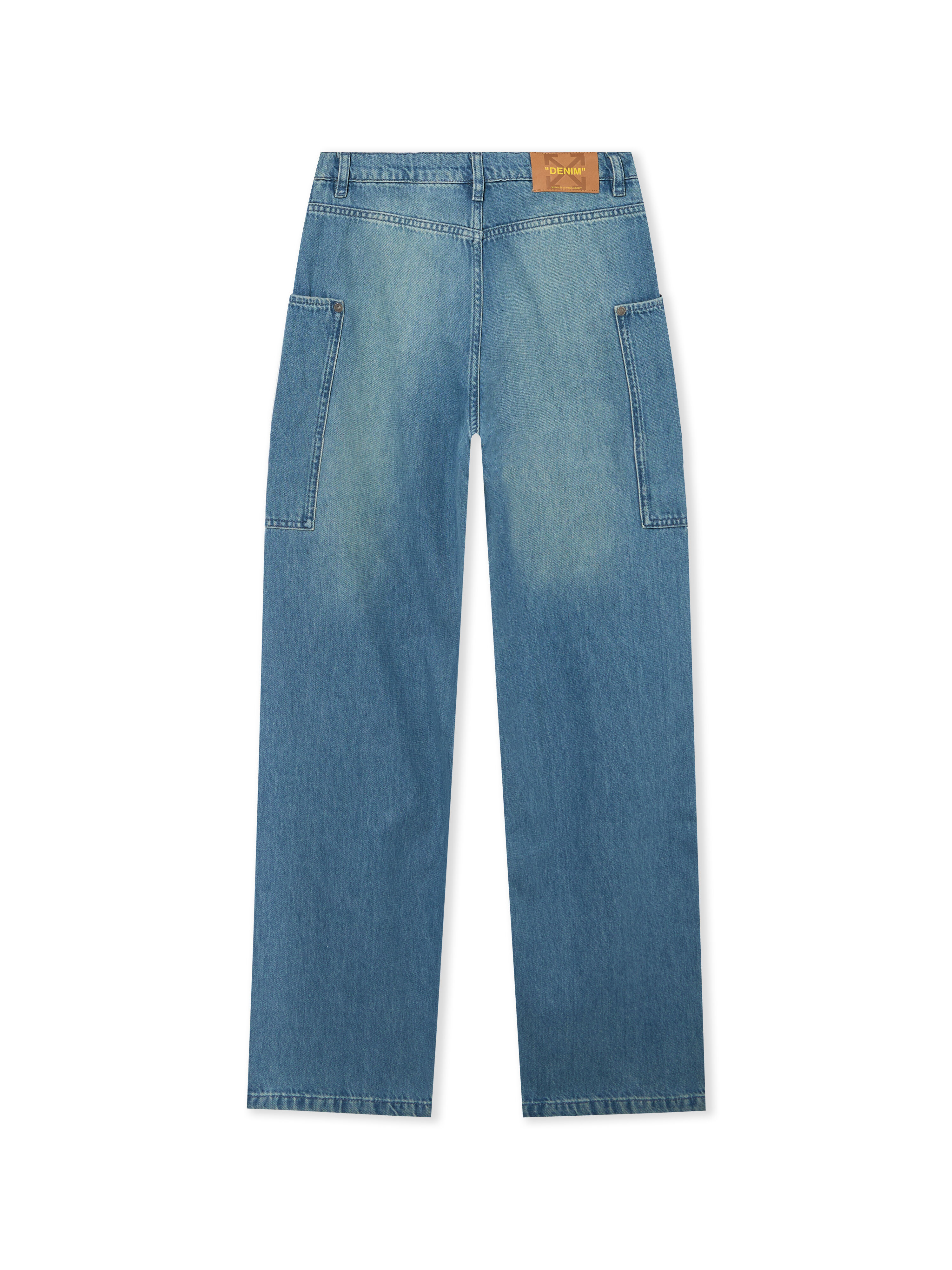 Arrow Label Denim Cargo Pant OFF WHITE Arrow Label Denim Cargo Pant SAND BLUE 44BYB003F26D001