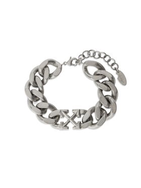 OFF WHITE Arrow Chain Bracelet SILVER - SILVER OMOA111C99MET001