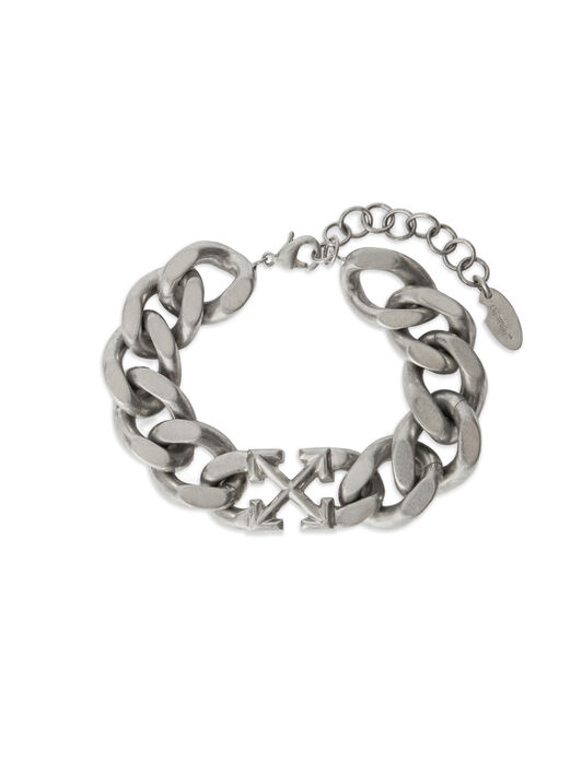 OFF WHITE Arrow Chain Bracelet SILVER - SILVER OMOA111C99MET001