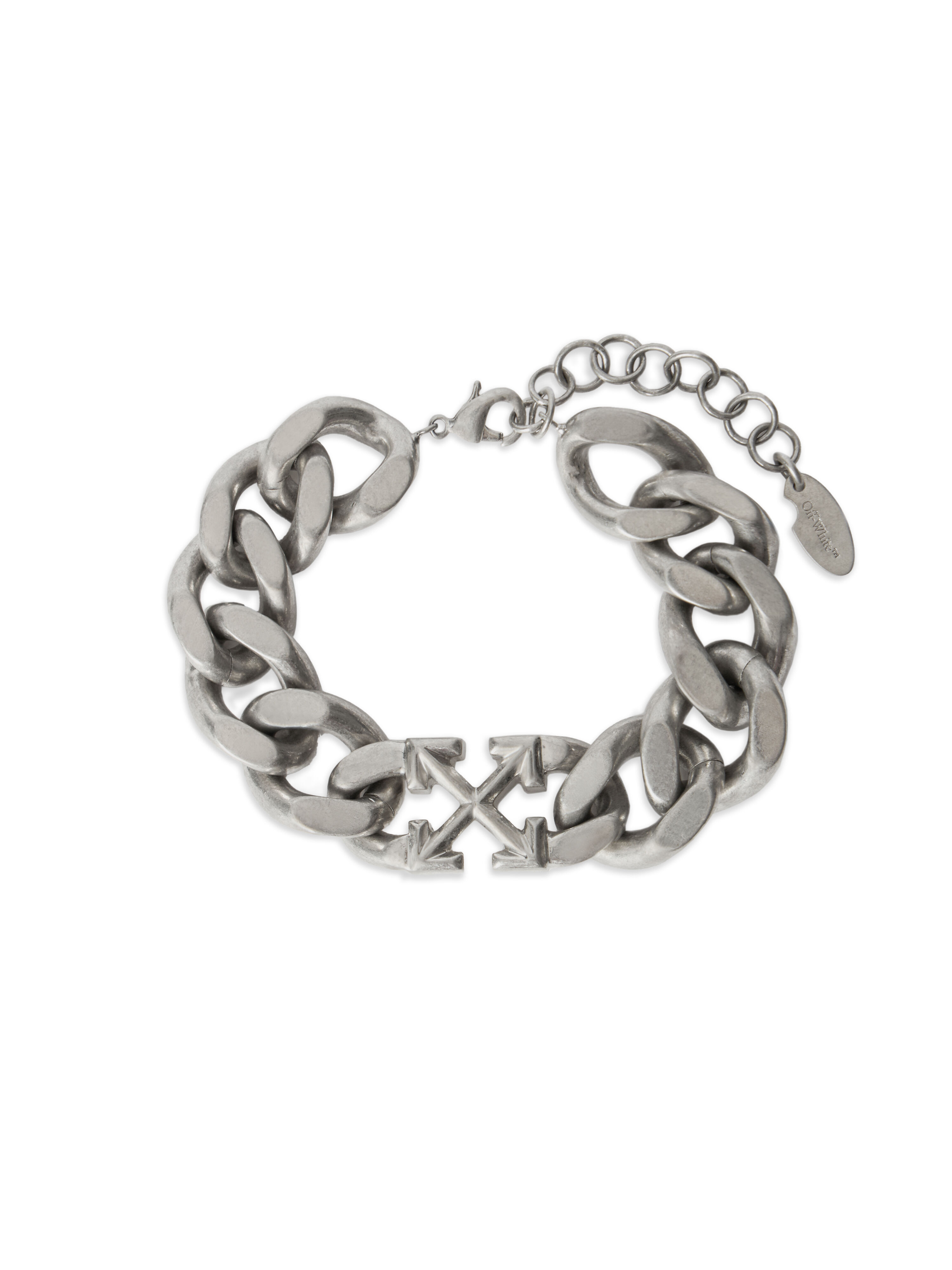 OFF WHITE Arrow Chain Bracelet SILVER - SILVER OMOA111C99MET001