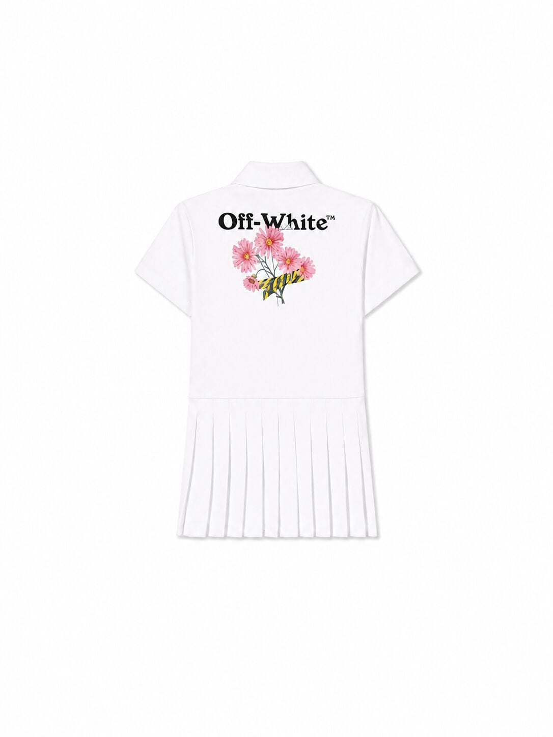 OFF WHITE Daisy Tape Dress S/S WHITE 44GDH007S26J001