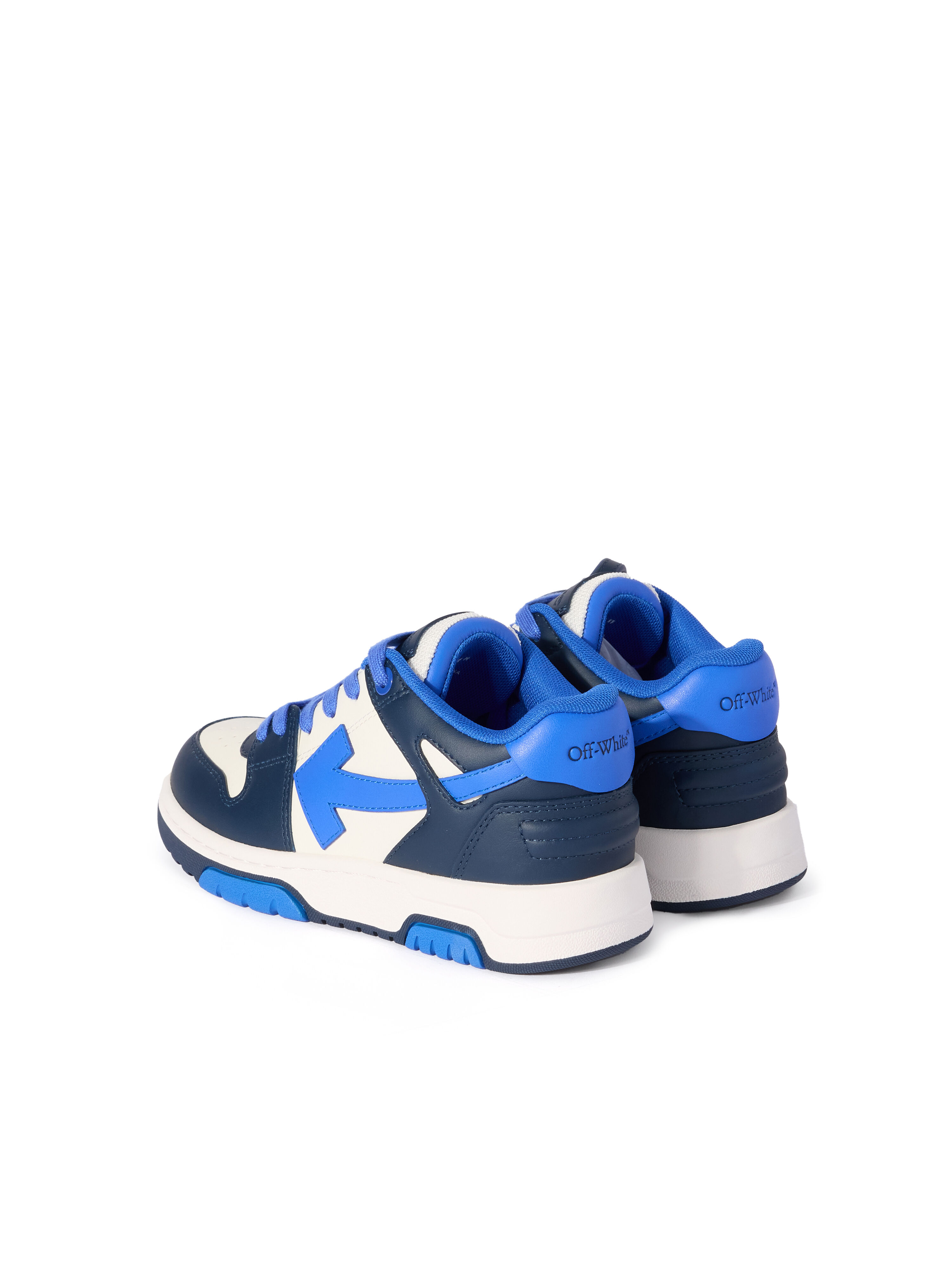 OFF WHITE Out Of Office Sneakers WHITE - NAVY BLUE OBIA011F25LEA001