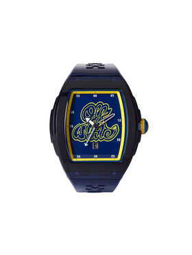OFF WHITE "Beat" Watch Dark Blue OW1G003P