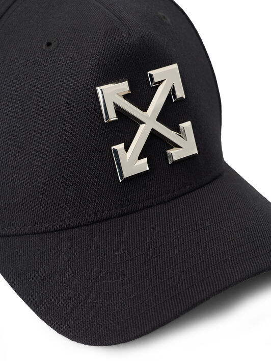 Arrows Metal Badge Baseball Cap OFF WHITE Arrows Metal Badge Baseball Cap BLACK OW7100201