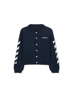 OFF WHITE Bookish Diagonal Cardigan SEABORNE 44BXK001S26K001