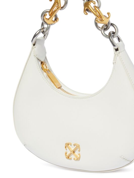OFF WHITE White Hemisphere Shoulder Bag WHITE OWNN184C99LEA001
