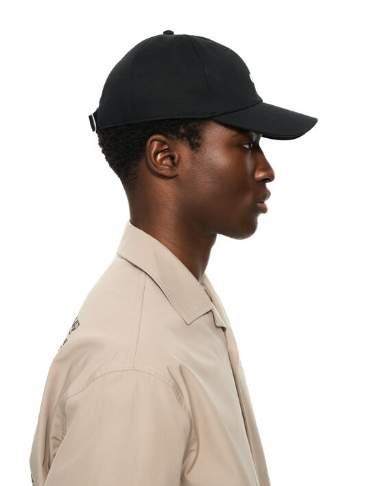 OFF WHITE Drill Off Stamp Baseball Cap Black OMLA04AC99FAB003