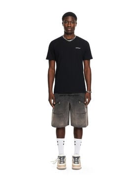 OFF WHITE Metal Arrow Slim T-shirt BLACK 44MAA027S26J001