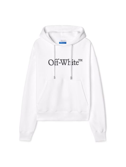 White Big Bookish Skate Hoodie OFF WHITE White Big Bookish Skate Hoodie WHITE OMBB085C99FLE012