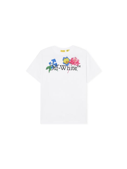 Big Bookish Flower T-Shirt OFF WHITE Big Bookish Flower T-Shirt WHITE 44GAA001F26J006