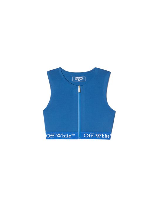 LOGOBAND ZIPPED ROWING TOP OFF WHITE LOGOBAND ZIPPED ROWING TOP OWVO056F24JER001