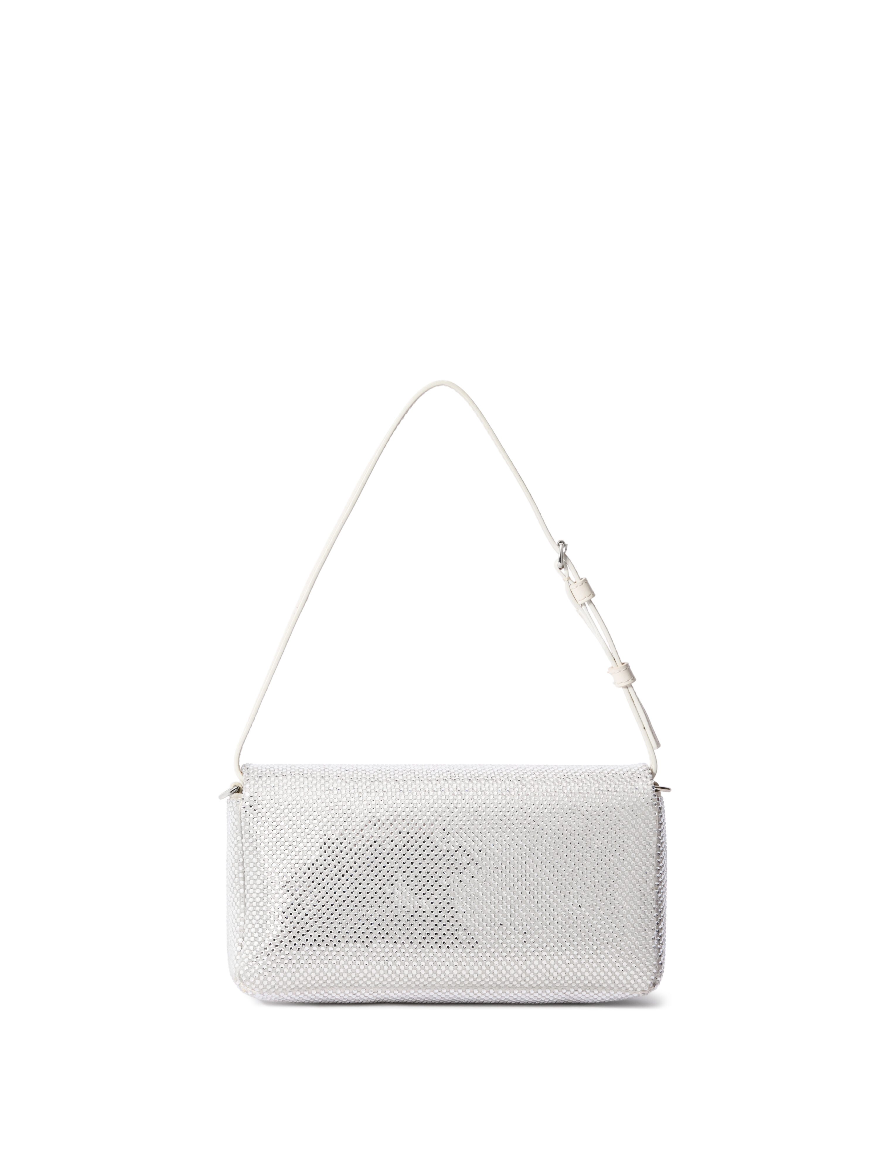OFF WHITE Jitney Shoulder 0.7 Strass Bag FLAME OWNN18BF25FAB001