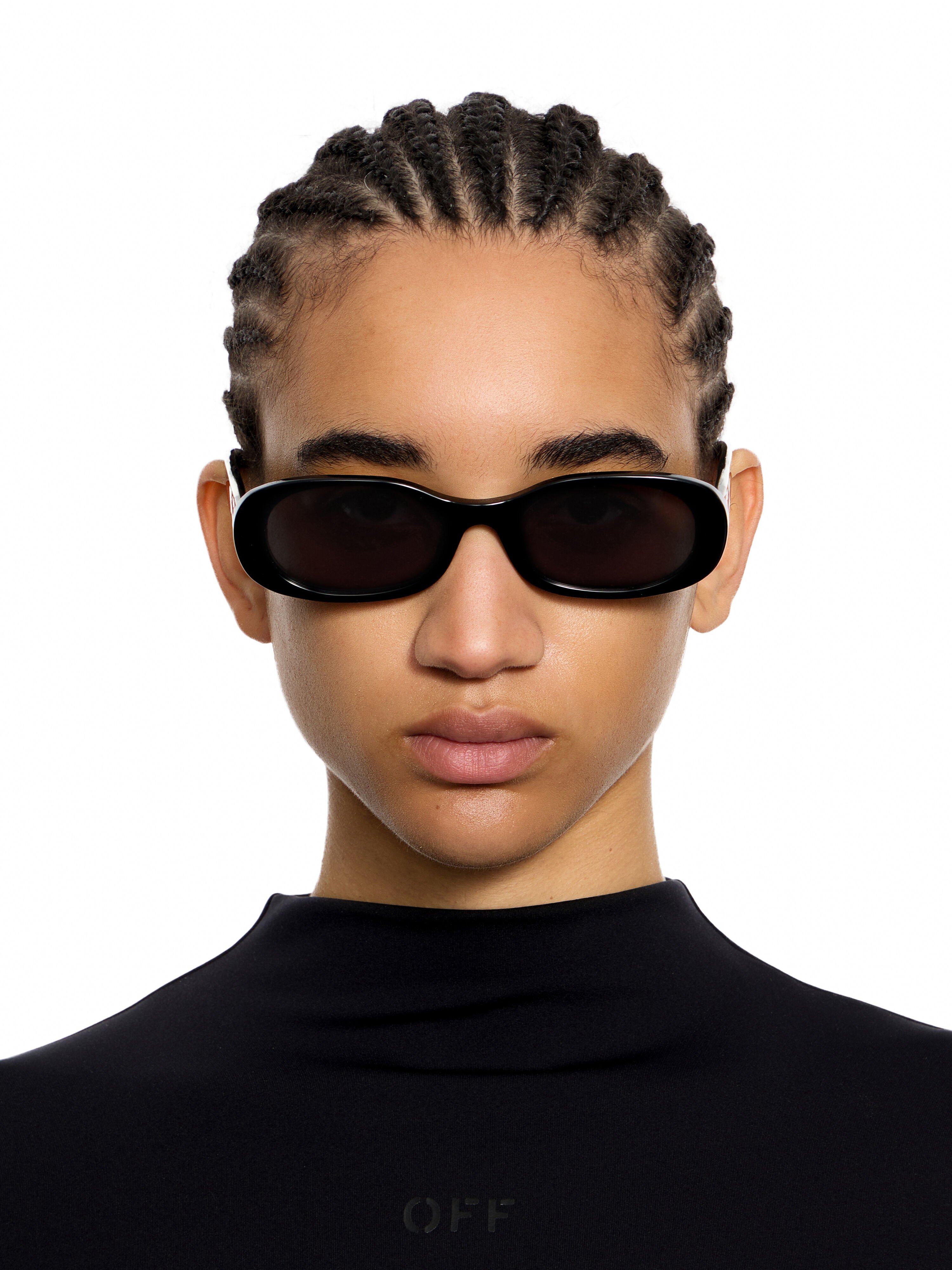 Adams Smoke Lens Sunglasses OFF WHITE Adams Smoke Lens Sunglasses SHINY WHITE OW1033100754