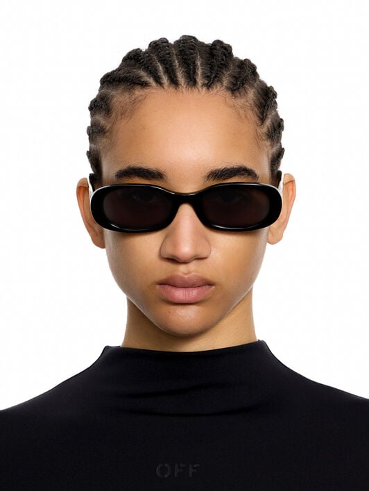 Adams Smoke Lens Sunglasses OFF WHITE Adams Smoke Lens Sunglasses SHINY WHITE OW1033100754