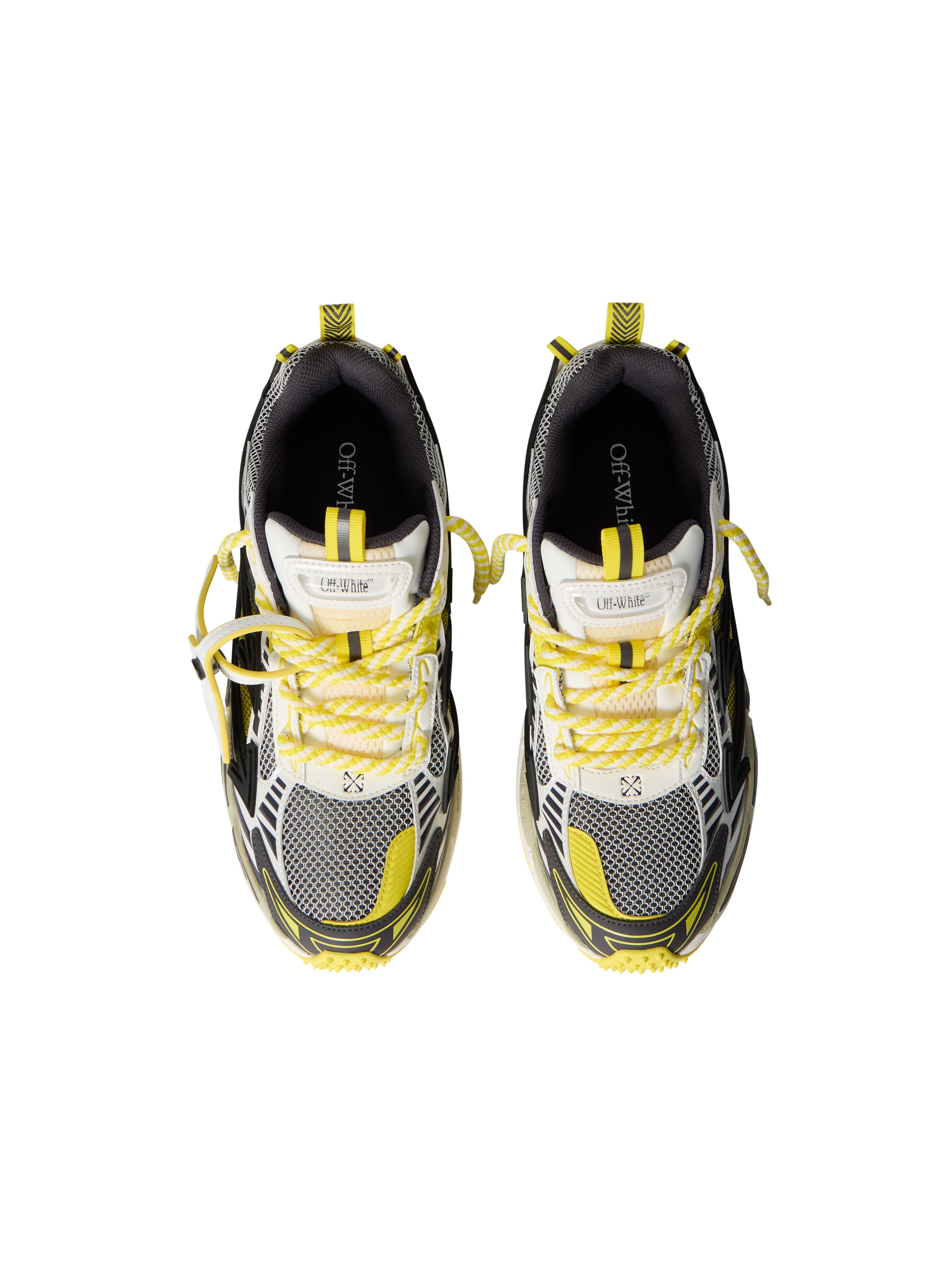 OFF WHITE Be Right Back Sneakers YELLOW - BLACK OWIA289F25FAB005