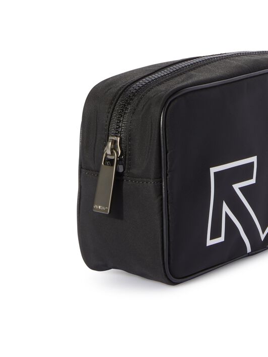OFF WHITE Heritage Toiletry Pouch BLACK OMNS02CC99FAB001