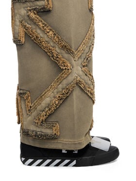 OFF WHITE Vulcanized Undercut Sneakers BLACK - WHITE OMIA2A2F25FAB001