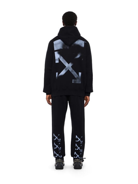 Stencil Arrow Skate Hoodie OFF WHITE Stencil Arrow Skate Hoodie BLACK - CLOUDY OMBB085F25FLE00H