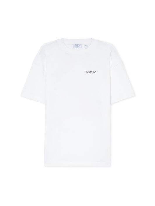 OFF WHITE Arrow Glowing Flower T-shirt White-Night Sky 2AA089S26JER002