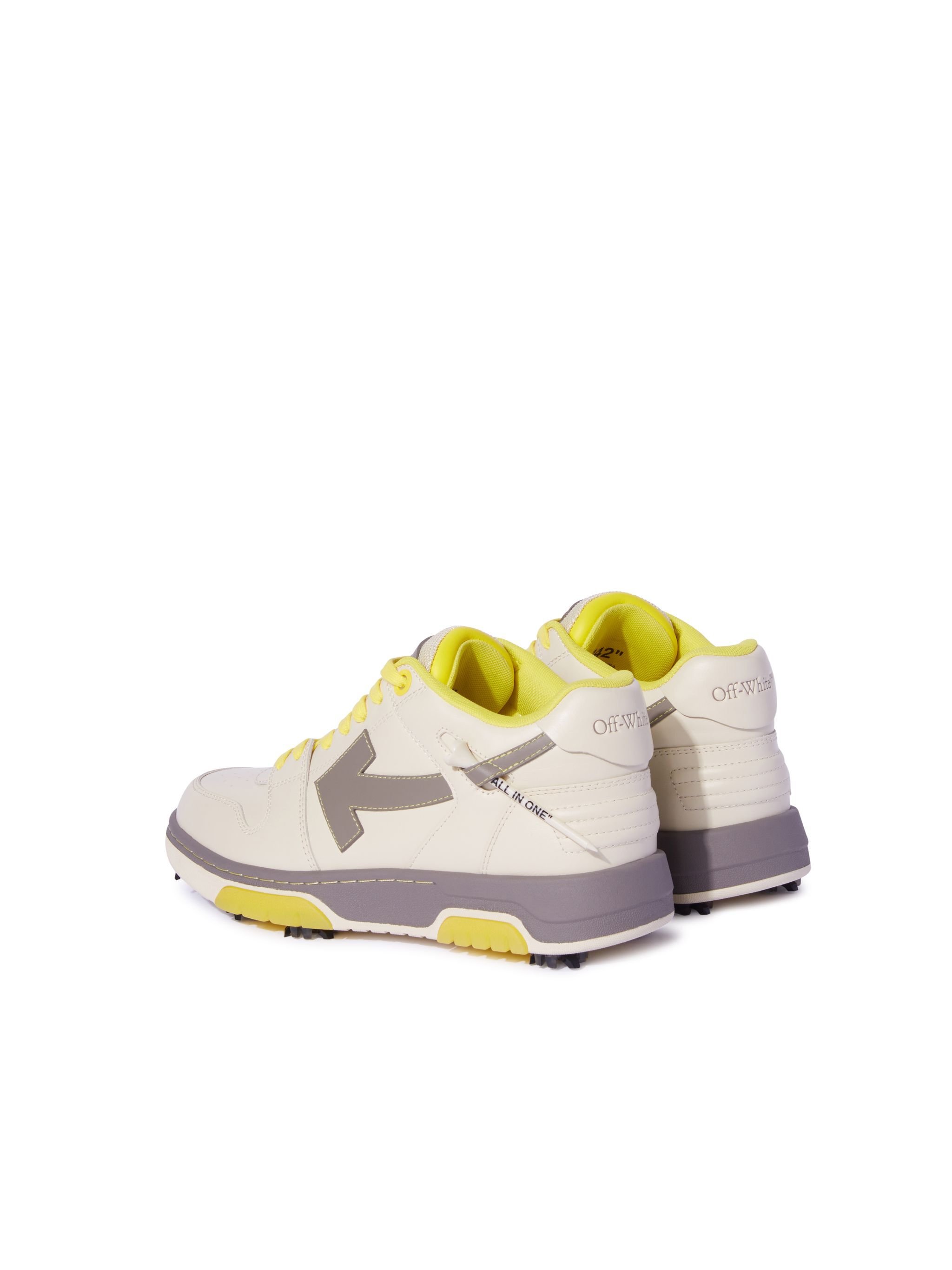 OFF WHITE Ow Golf Out Of Office Sneakers OFF WHITE - GREY - YELLOW OMIA29DT24LEA001