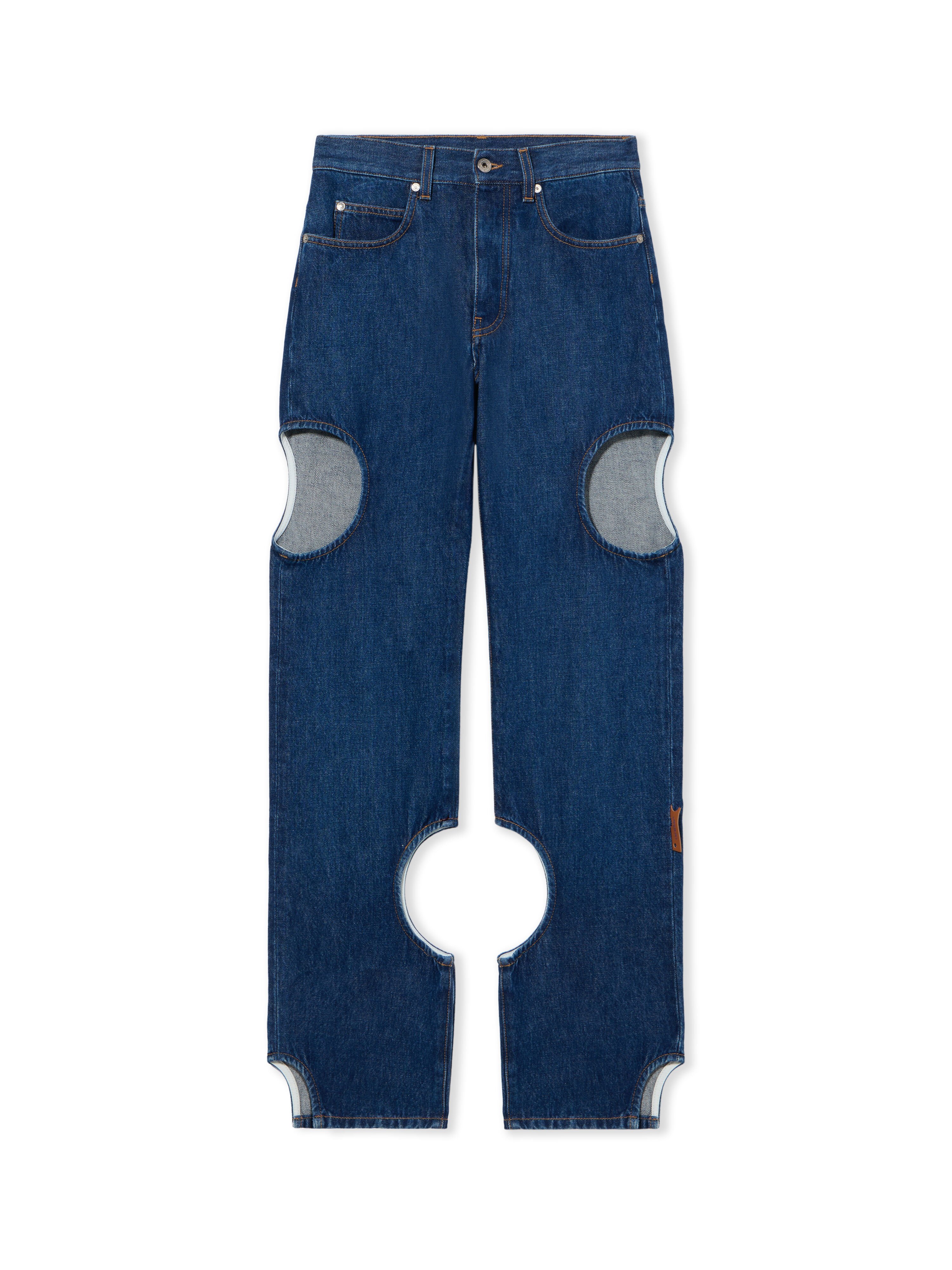 OFF WHITE Meteor Denim Pants MEDIUM BLUE - NO COLOR OWYA06AF25DEN002