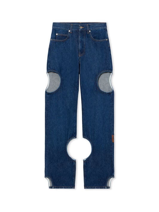 Meteor Denim Pants OFF WHITE Meteor Denim Pants MEDIUM BLUE - NO COLOR OWYA06AF25DEN002