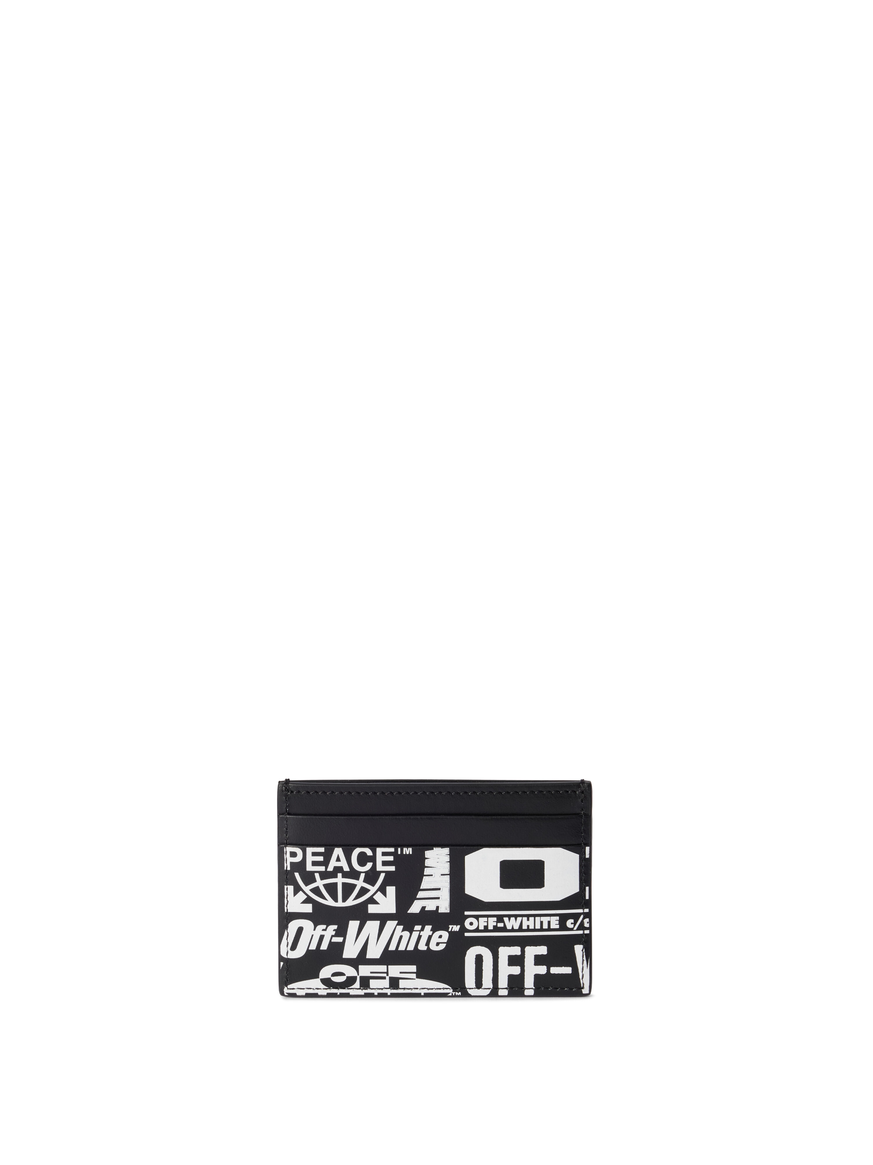 OFF WHITE Heritage Multilogo Card Holder BLACK - WHITE OMND09BF25LEA002