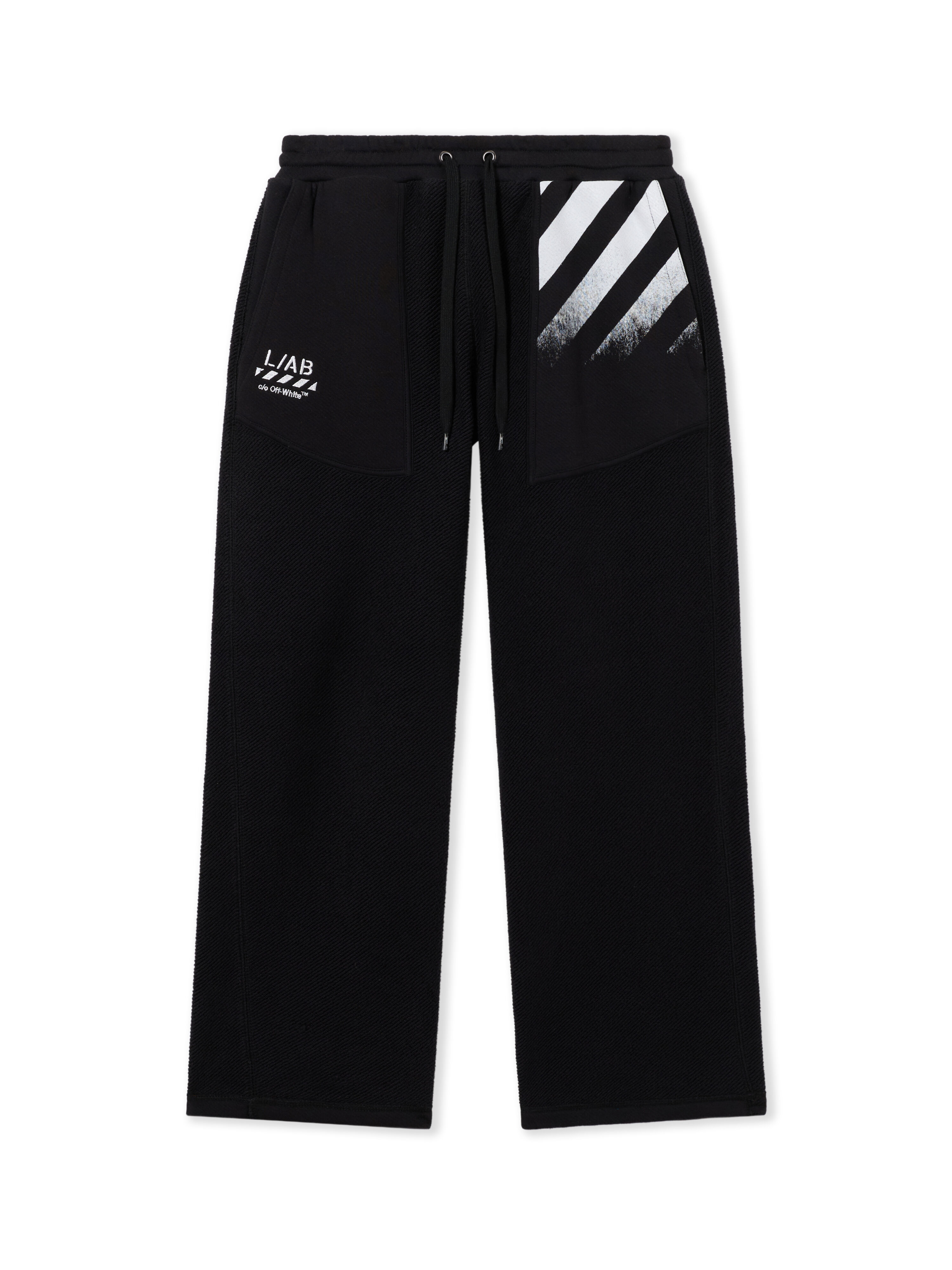 LAB L/AB Reverse Fleece Sweatpants BLACK 44LABF26B073